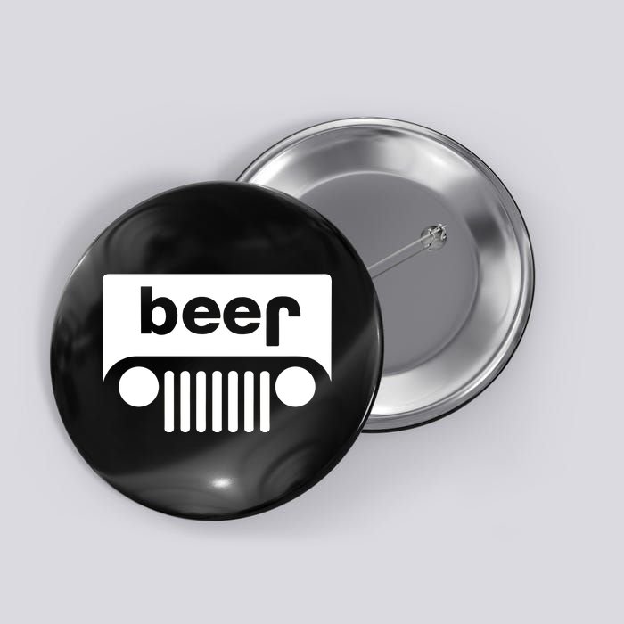 Adult Beer Funny Upside Down Logo Button