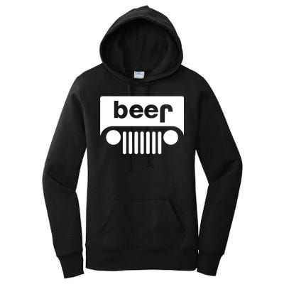 Adult Beer Funny Upside Down Logo Women's Pullover Hoodie