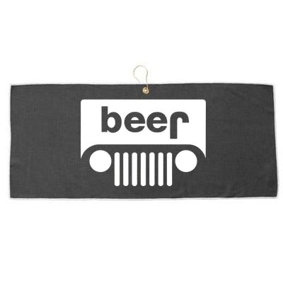 Adult Beer Funny Upside Down Logo Large Microfiber Waffle Golf Towel