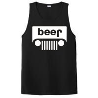 Adult Beer Funny Upside Down Logo PosiCharge Competitor Tank