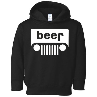 Adult Beer Funny Upside Down Logo Toddler Hoodie