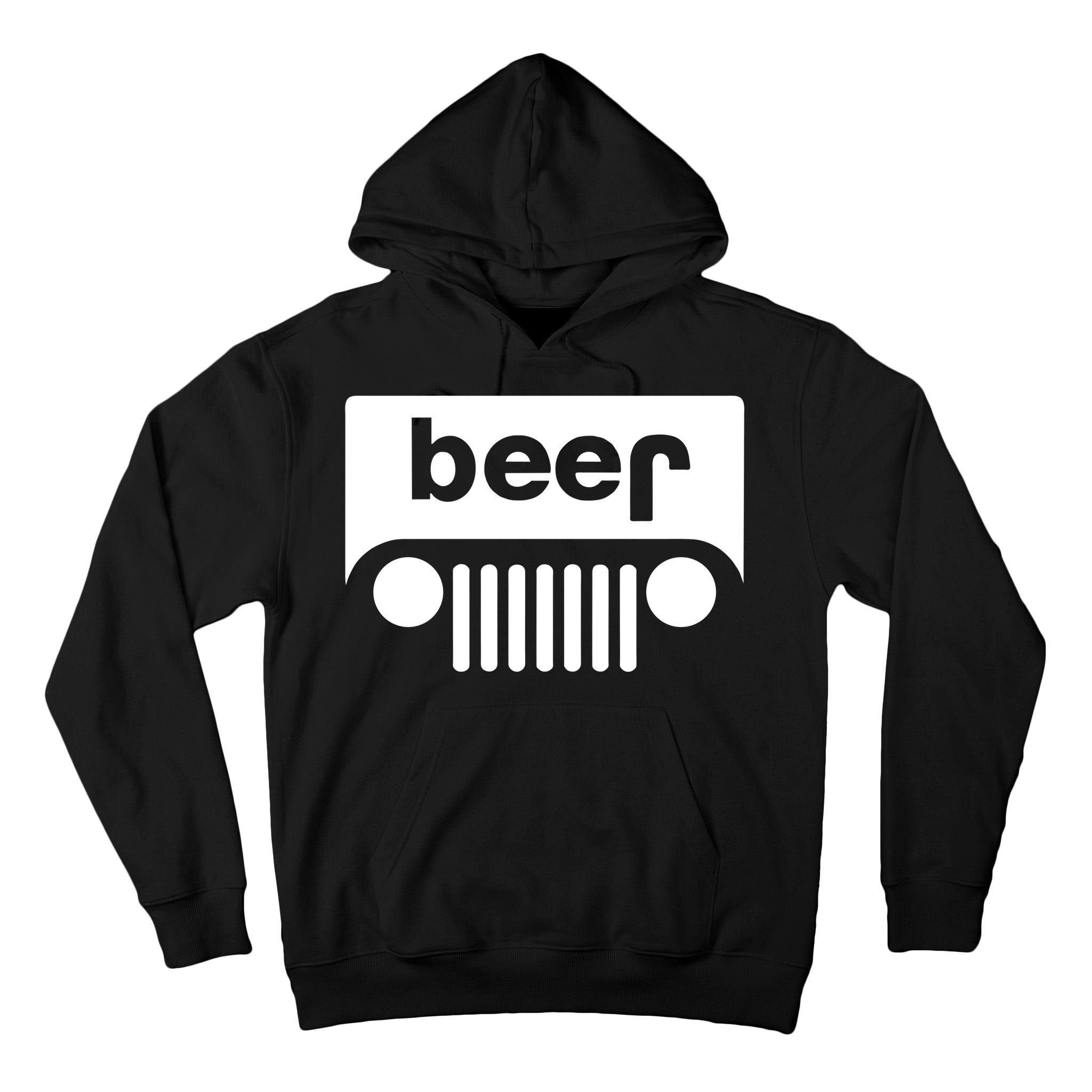 Adult Beer Funny Upside Down Logo Tall Hoodie