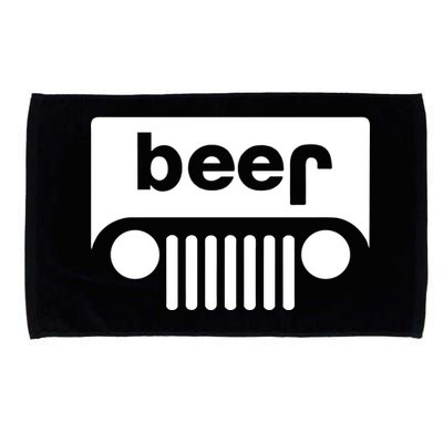 Adult Beer Funny Upside Down Logo Microfiber Hand Towel