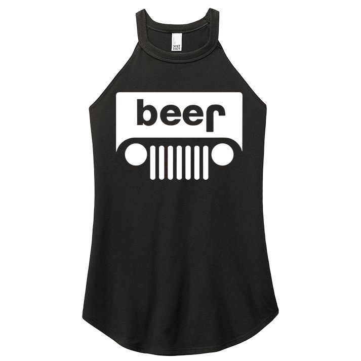Adult Beer Funny Upside Down Logo Women's Perfect Tri Rocker Tank