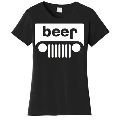 Adult Beer Funny Upside Down Logo Women's T-Shirt