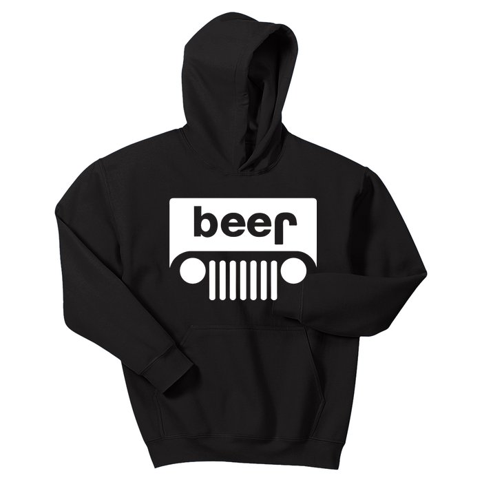 Adult Beer Funny Upside Down Logo Kids Hoodie