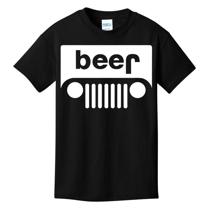 Adult Beer Funny Upside Down Logo Kids T-Shirt