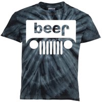 Adult Beer Funny Upside Down Logo Kids Tie-Dye T-Shirt