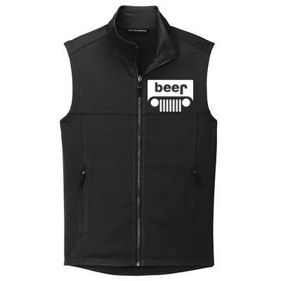 Adult Beer Funny Upside Down Logo Collective Smooth Fleece Vest