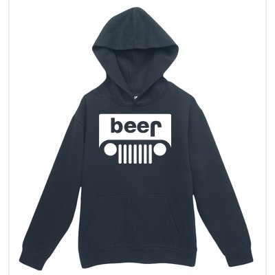 Adult Beer Funny Upside Down Logo Urban Pullover Hoodie