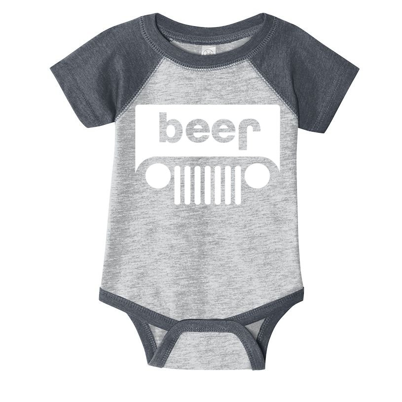 Adult Beer Funny Upside Down Logo Infant Baby Jersey Bodysuit