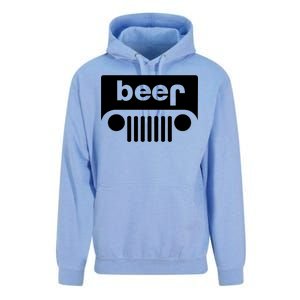 Adult Beer Funny Upside Down Logo Unisex Surf Hoodie