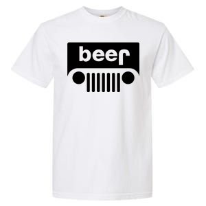 Adult Beer Funny Upside Down Logo Garment-Dyed Heavyweight T-Shirt