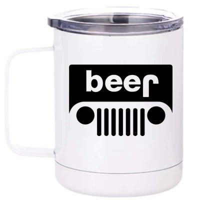 Adult Beer Funny Upside Down Logo 12 oz Stainless Steel Tumbler Cup