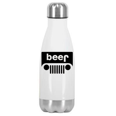 Adult Beer Funny Upside Down Logo Stainless Steel Insulated Water Bottle