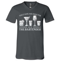 Adult Daycare Director AKA The Bartender V-Neck T-Shirt