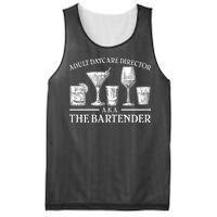 Adult Daycare Director AKA The Bartender Mesh Reversible Basketball Jersey Tank