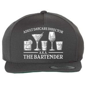 Adult Daycare Director AKA The Bartender Wool Snapback Cap