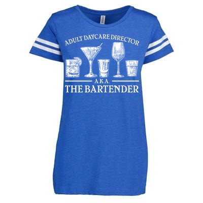 Adult Daycare Director AKA The Bartender Enza Ladies Jersey Football T-Shirt