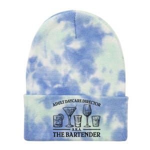 Adult Daycare Director AKA The Bartender Tie Dye 12in Knit Beanie