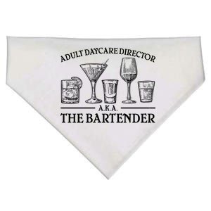 Adult Daycare Director AKA The Bartender USA-Made Doggie Bandana