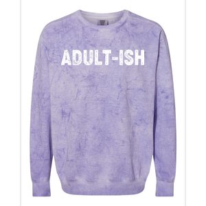 Adult-ish Colorblast Crewneck Sweatshirt