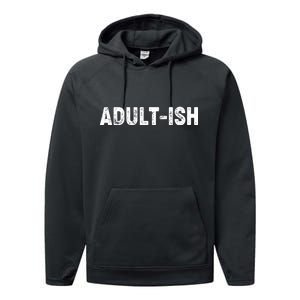 Adult-ish Performance Fleece Hoodie