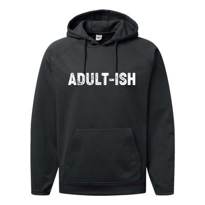 Adult-ish Performance Fleece Hoodie