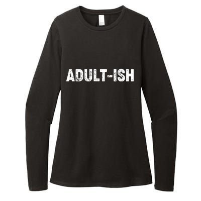 Adult-ish Womens CVC Long Sleeve Shirt