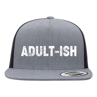 Adult-ish Flat Bill Trucker Hat