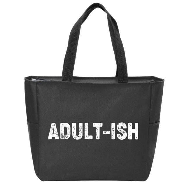 Adult-ish Zip Tote Bag