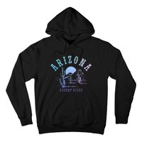 Arizona Desert Vibes Az Pride Cactus Vintage Hoodie