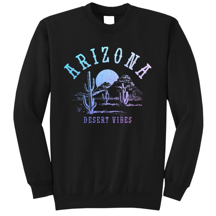 Arizona Desert Vibes Az Pride Cactus Vintage Sweatshirt