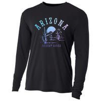 Arizona Desert Vibes Az Pride Cactus Vintage Cooling Performance Long Sleeve Crew