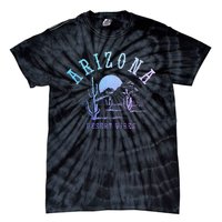 Arizona Desert Vibes Az Pride Cactus Vintage Tie-Dye T-Shirt