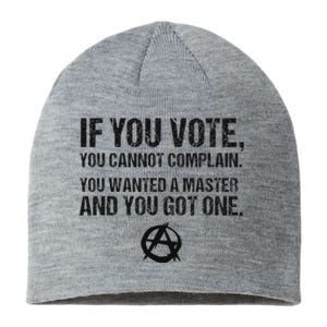 Anarchy DonT Vote T Anarchist Punk Rebel Sustainable Beanie