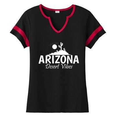 Arizona Desert Vibes Usa America Great Gift Ladies Halftime Notch Neck Tee