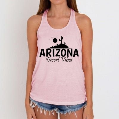 Arizona Desert Vibes Usa America Great Gift Women's Knotted Racerback Tank