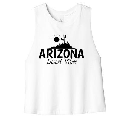 Arizona Desert Vibes Usa America Great Gift Women's Racerback Cropped Tank