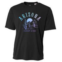 Arizona Desert Vibes Az Pride Cactus Vintage Cooling Performance Crew T-Shirt