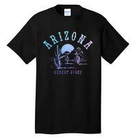 Arizona Desert Vibes Az Pride Cactus Vintage Tall T-Shirt