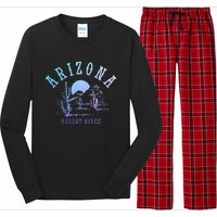 Arizona Desert Vibes Az Pride Cactus Vintage Long Sleeve Pajama Set