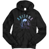 Arizona Desert Vibes Az Pride Cactus Vintage Tie Dye Hoodie