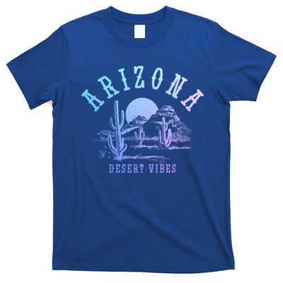 Arizona Desert Vibes Az Pride Cactus Vintage Gift T-Shirt
