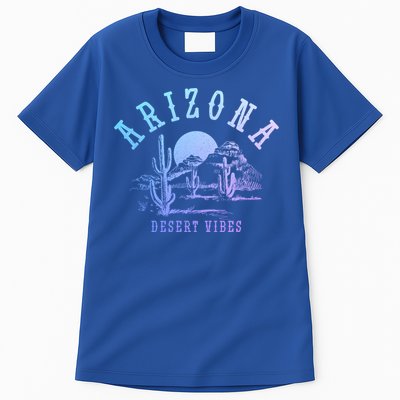 Arizona Desert Vibes Az Pride Cactus Vintage Gift Tall T-Shirt