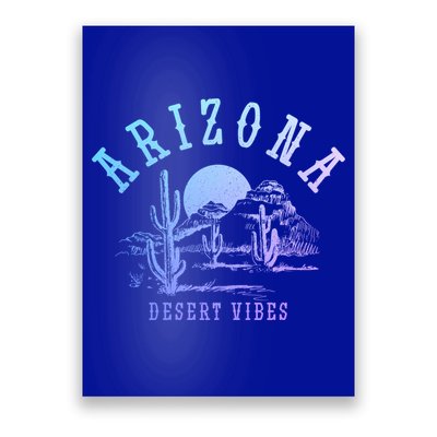 Arizona Desert Vibes Az Pride Cactus Vintage Gift Poster