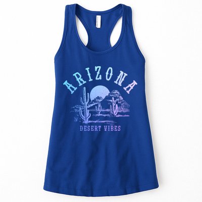Arizona Desert Vibes Az Pride Cactus Vintage Gift Womens Tank Top