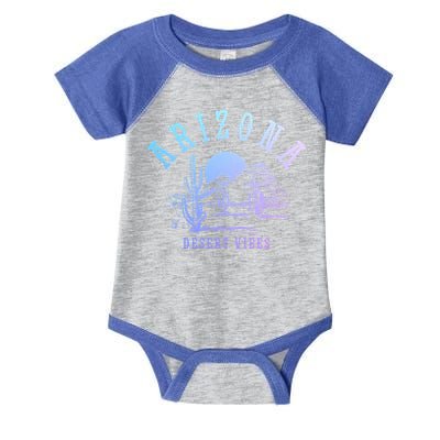 Arizona Desert Vibes Az Pride Cactus Vintage Gift Infant Baby Jersey Bodysuit