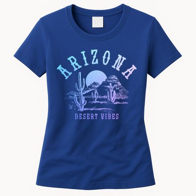 Arizona Desert Vibes Az Pride Cactus Vintage Gift Womens T-Shirt