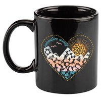 Adventure Awaits Nature Cute Wilderness 11oz C Handle Ceramic Mug